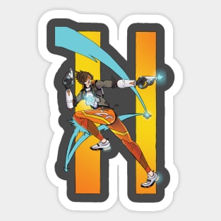 Tracer Overwatch 2 Sticker